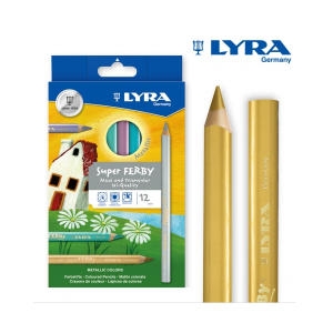 LYRA 리라 슈퍼 퍼비색연필 메탈 12색_이미지