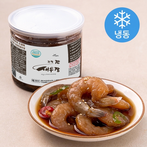 주식회사초록햇살 초록햇살 깐 간장새우장 600g (1개)