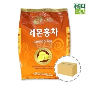 유안종합식품  자판기용 레몬홍차 900g 1BOX 12개입 분말차 박스단위