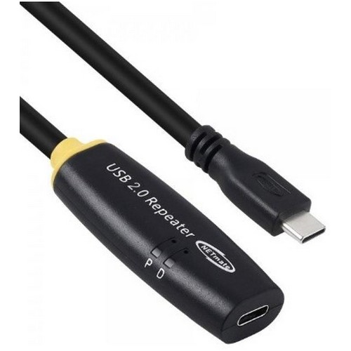 강원전자 NETmate USB2.0 리피터 케이블 CBL-203AMCF-5P (5m)_이미지
