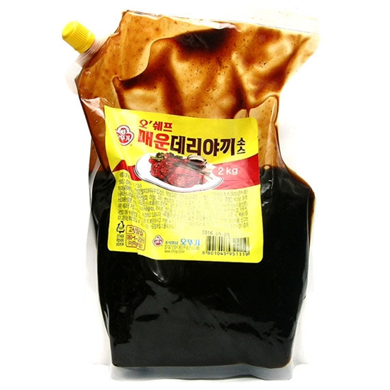 오뚜기 오쉐프 매운 데리야끼 소스 2kg (6개)