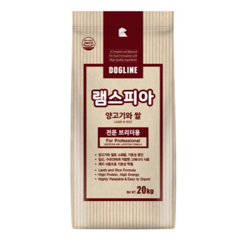 도그라인 램스피아 20kg (1개)_이미지