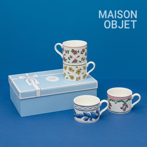 포피 프롬플라워 볼륨머그 4종 세트