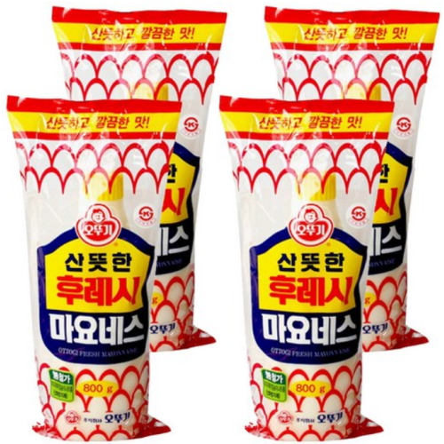 오뚜기 산뜻한 후레시 마요네스 800g (4개)_이미지