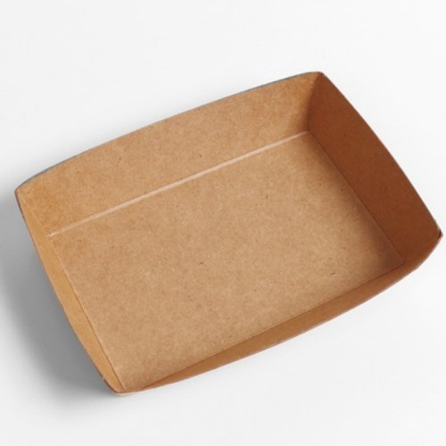 해피팩 DK-9호 일회용 크라프트 사각 종이 트레이 [2,000개]