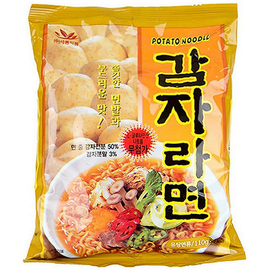 새롬 감자 라면 110g (10개)_이미지