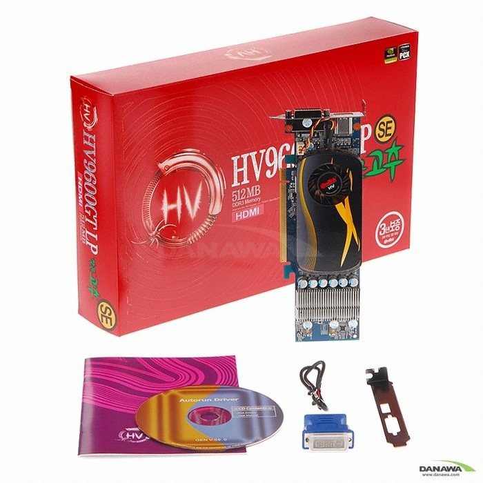 이엠텍 HV 지포스 9600GT 작은고추 SE HDMI 512MB LP_이미지