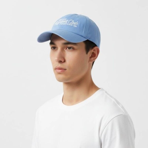 스포티앤리치 클럽 엠브로이더 블루 볼캡 153468811