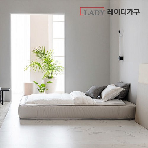 레이디가구 라울 무헤드형 저상형 침대 SS (매트별도)_이미지