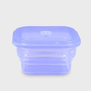 리빙크리에이터 푸쉬락 지켜락 접이식 실리콘 용기 900ml_이미지