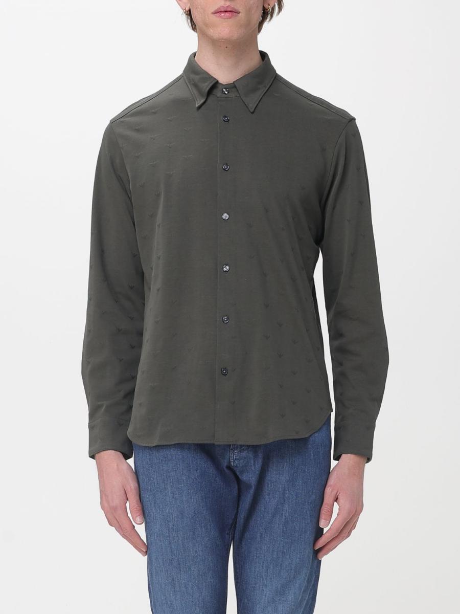엠포리오아르마니 Shirts Long Sleeve SS26 EM005446AF10762 F8248 Grey 7231774 20JP13_이미지