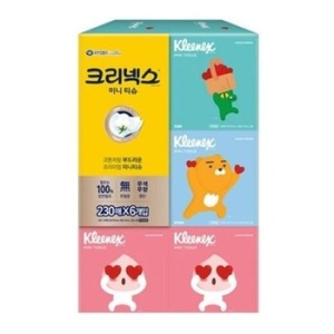크리넥스 X 카카오 미니 티슈 230매 (6입)