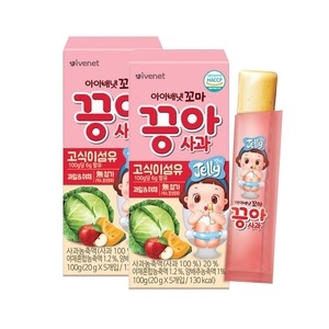 아이배냇 끙아 젤리 사과 100g x 2개_이미지