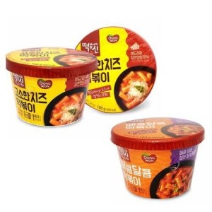 동원F&B 동원 떡신 치즈떡볶이 매콤달콤 떡볶이 전자렌지3분 즉석 컵떡볶이_이미지
