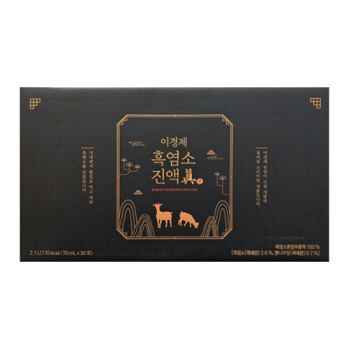 새롬한방제약 래오 이경제 흑염소진액 진 70ml 30포 (1개)_이미지