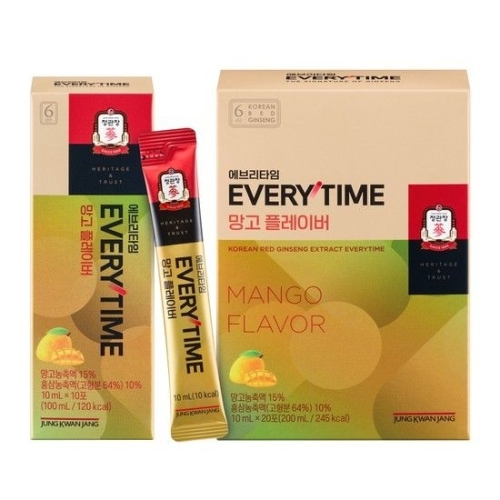 정관장 에브리타임 망고 플레이버 10ml 20포 (2개)_이미지