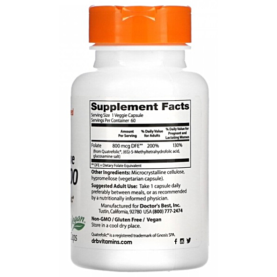 닥터스베스트 엽산 800 60베지캡슐 (해외) (2개)_이미지