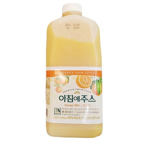 서울우유 아침에주스 오렌지 1.8L이미지입니다. 누르면 해당 게시물로 새창이동합니다.