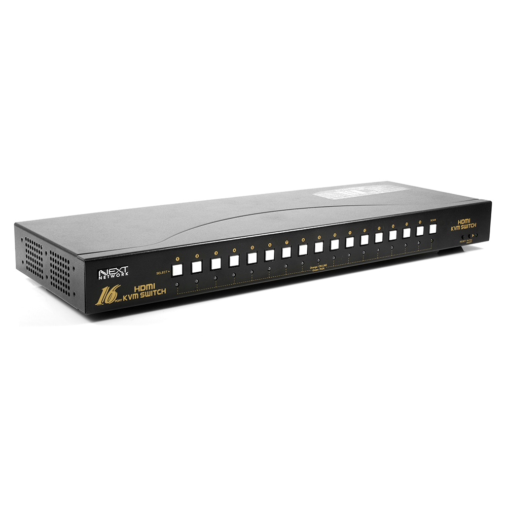 이지넷유비쿼터스 넥스트 16:1 USB + HDMI KVM 스위치 (NEXT-7216KVM-4K)_이미지
