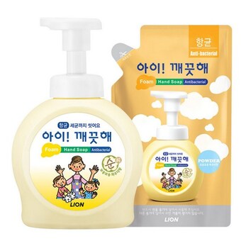 <b>아이</b><b>깨끗해</b> 폼 핸드솝 순 490ml+<b>리필</b> 450ml