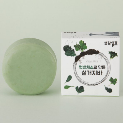 데일리본 생활쉼표 텃밭채소로 만든 설거지바 120g (1개)