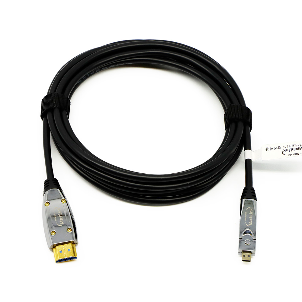 마하링크 하이브리드 광 Ultra HDMI to Micro HDMI v2.1 케이블 (ML-A8C100, 100m)_이미지