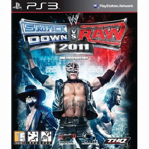 THQ WWE 스맥다운 대 로우 2011 PS3