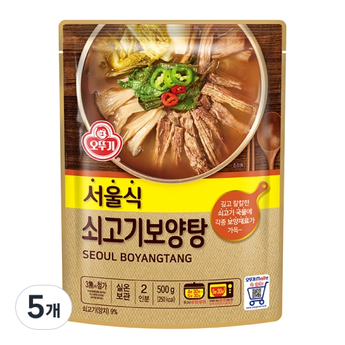 오뚜기 서울식 쇠고기 보양탕 500g (5개)_이미지