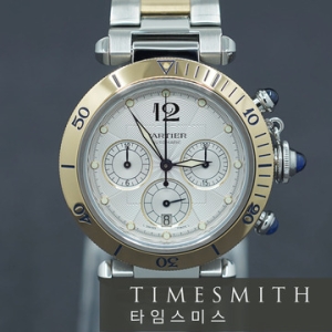 파샤 드 38 플론저 옐로우골드 콤비 W31036T6