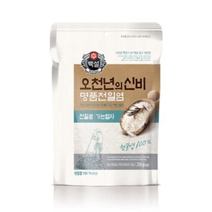 백설 오천년의신비 명품 천일염 가는입자 250g (12개)_이미지