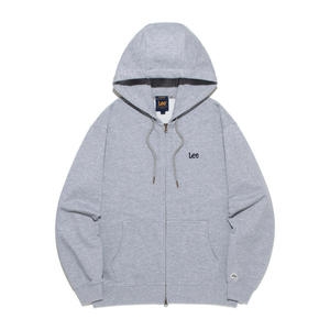 LEE 스몰 트위치로고 후드집업 그레이 LE2503HZ01GR_이미지