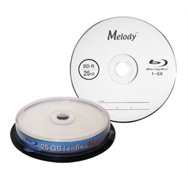 멜로디 POLO BD-R 25GB 6x 케익 (10장)