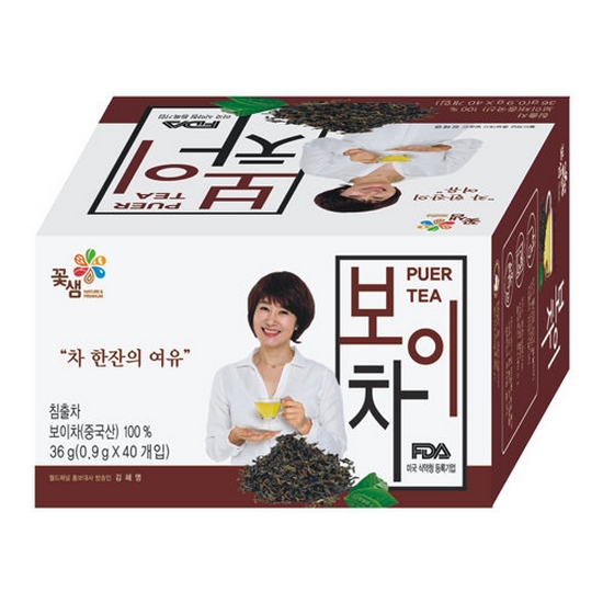 꽃샘식품 보이차 40T (3개)_이미지