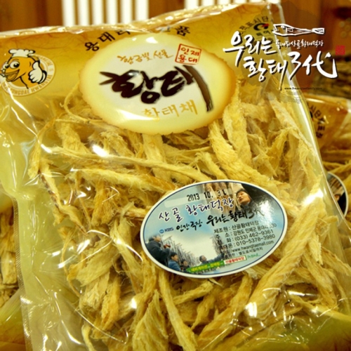 용대리 산골황태덕장 우리는황태3대 황태채 1개 황태채 1kg_이미지