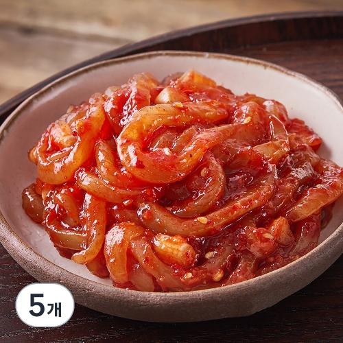 반찬단지 오징어젓 용기포장 1kg (5개)_이미지