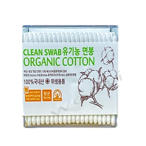 풍성 국산 무형광 오가닉 항균 면봉 200pcs 면봉_이미지