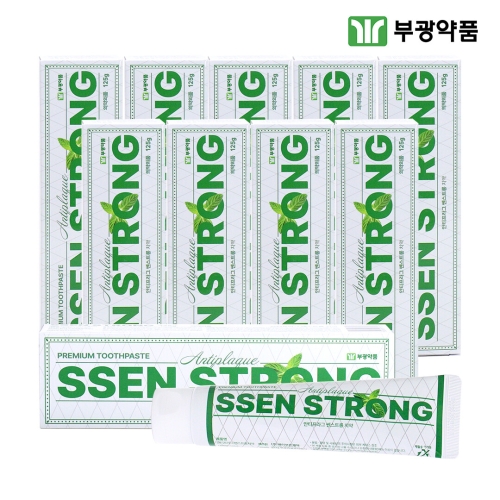 부광약품 안티프라그 쎈스트롱 치약 125g (10개)