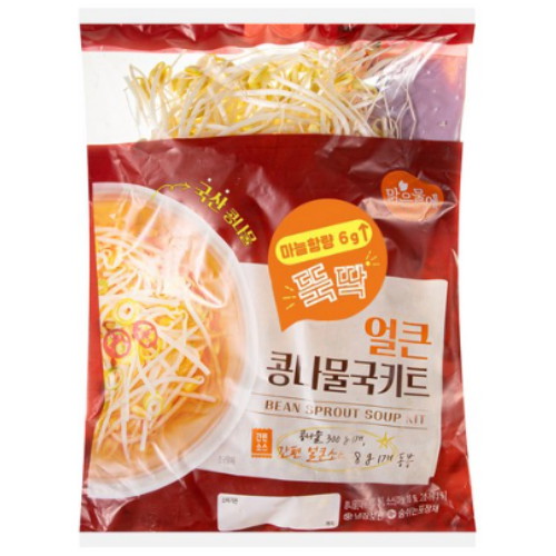 뚝딱 얼큰 콩나물국키트 338g
