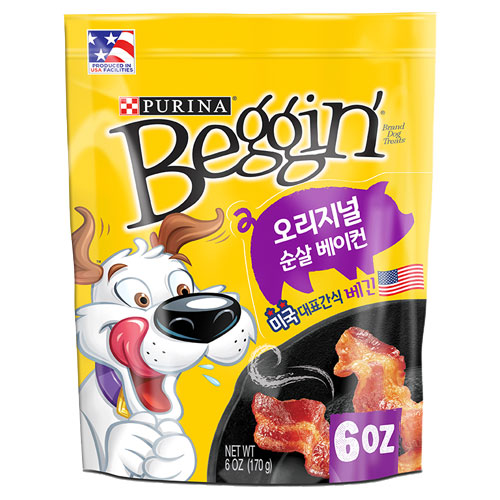 퓨리나 베긴 스트립 베이컨 오리지날 170g
