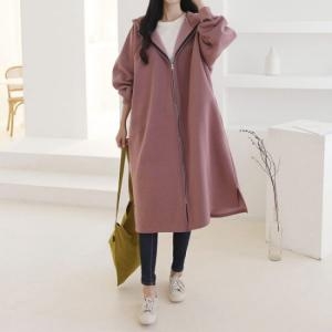 마미누리 임부복 기모 오버후드집업_이미지