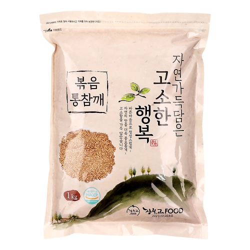 장보고푸드 볶음참깨 1kg (1개)
