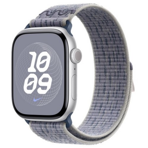 APPLE 워치 시리즈10 42mm 실버 알루미늄 (나이키 스포츠루프)