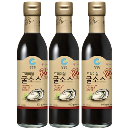 대상 청정원 프리미엄 굴소스 500g (3개)