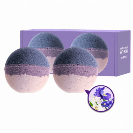 쿤달 화이트머스크 버블 앤 스파클링 배쓰밤 200g (2개)_이미지