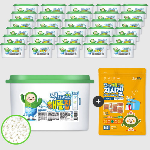 조이라이프 쨍하고해뜰집 옷장용 베이직 525ml 30개 + 지시겔 20g 20개 (1세트)_이미지