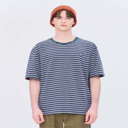 헤지스레이디스 PHIZ 스트라이프 반팔티셔츠 SPTS6E204N2_이미지