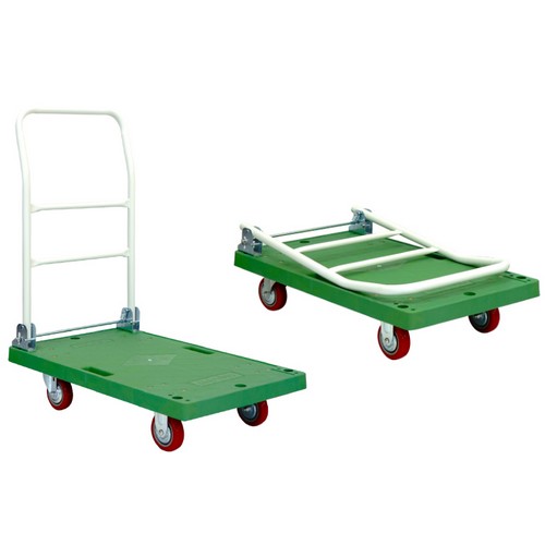 접이식 대차 기본형 우레탄 적색 바퀴 대형