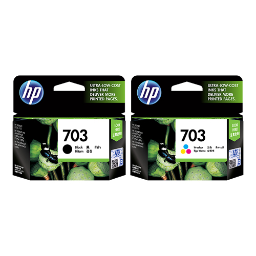 HP 정품 703 (CD887AA, CD888AA) 세트 (개별상품)_이미지