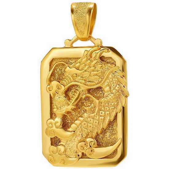 한국금다이아몬드 남자 펜던트 사각 구름용 18.75g