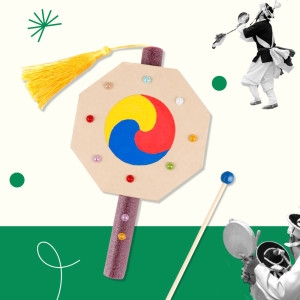 유니아트 메이크문구 DIY723 전통악기만들기 소고